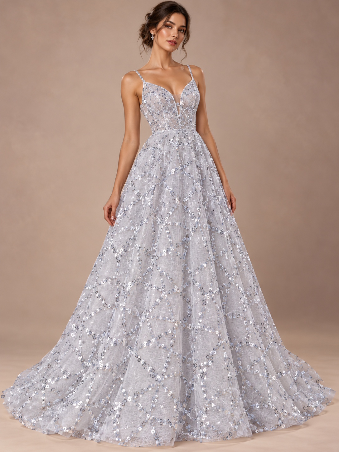 A943blanco · Inspiración de vestido generada con IA. Se vende tela por metro.