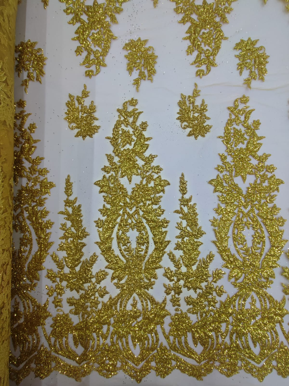 HH277 AMARILLO: fotografía real del tejido y color exacto. Ceremonia Textil. Se vende tela por metro.