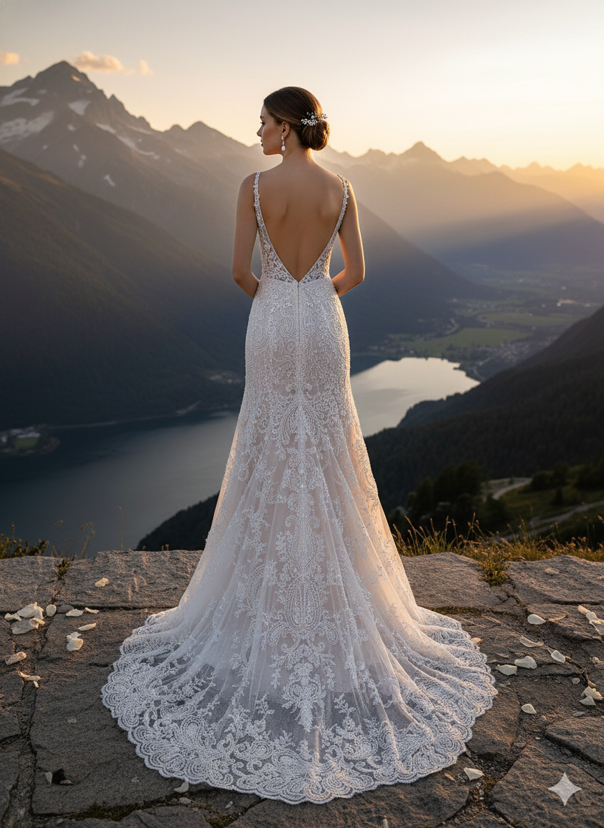 Tul bordado color hueso A884, ideal para vestidos de noche de boda y de XV años – tela por metro Ceremonia Textil