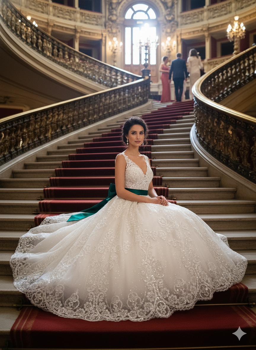 Tul bordado color blanco H018, ideal para vestidos de noche de boda y de XV años – tela por metro Ceremonia Textil