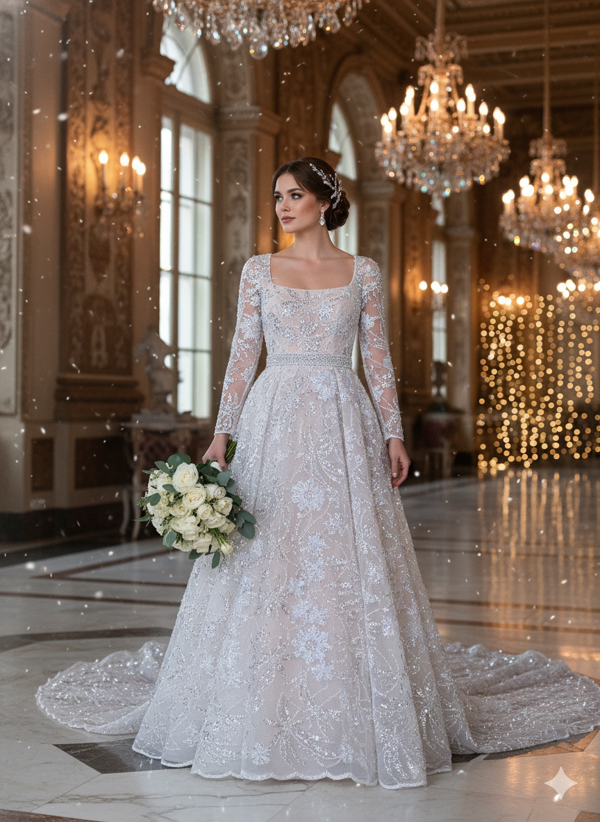 Tul bordado color blanco H101, ideal para vestidos de noche de boda y de XV años – tela por metro Ceremonia Textil