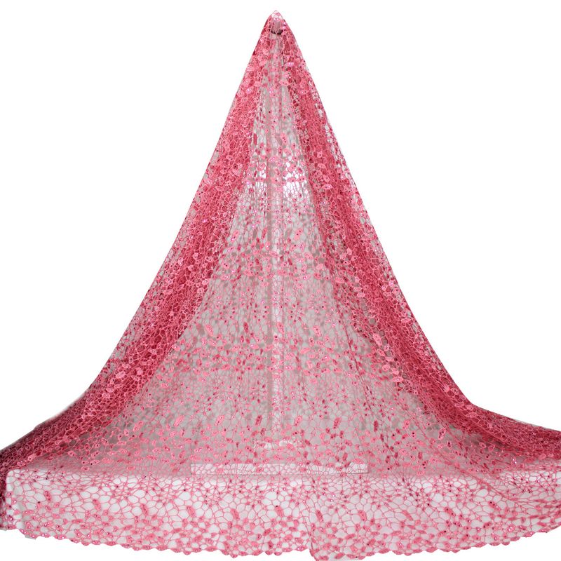 Tul bordado A241, ideal para vestidos de noche de boda y de xv años – tela por metro Ceremonia Textil