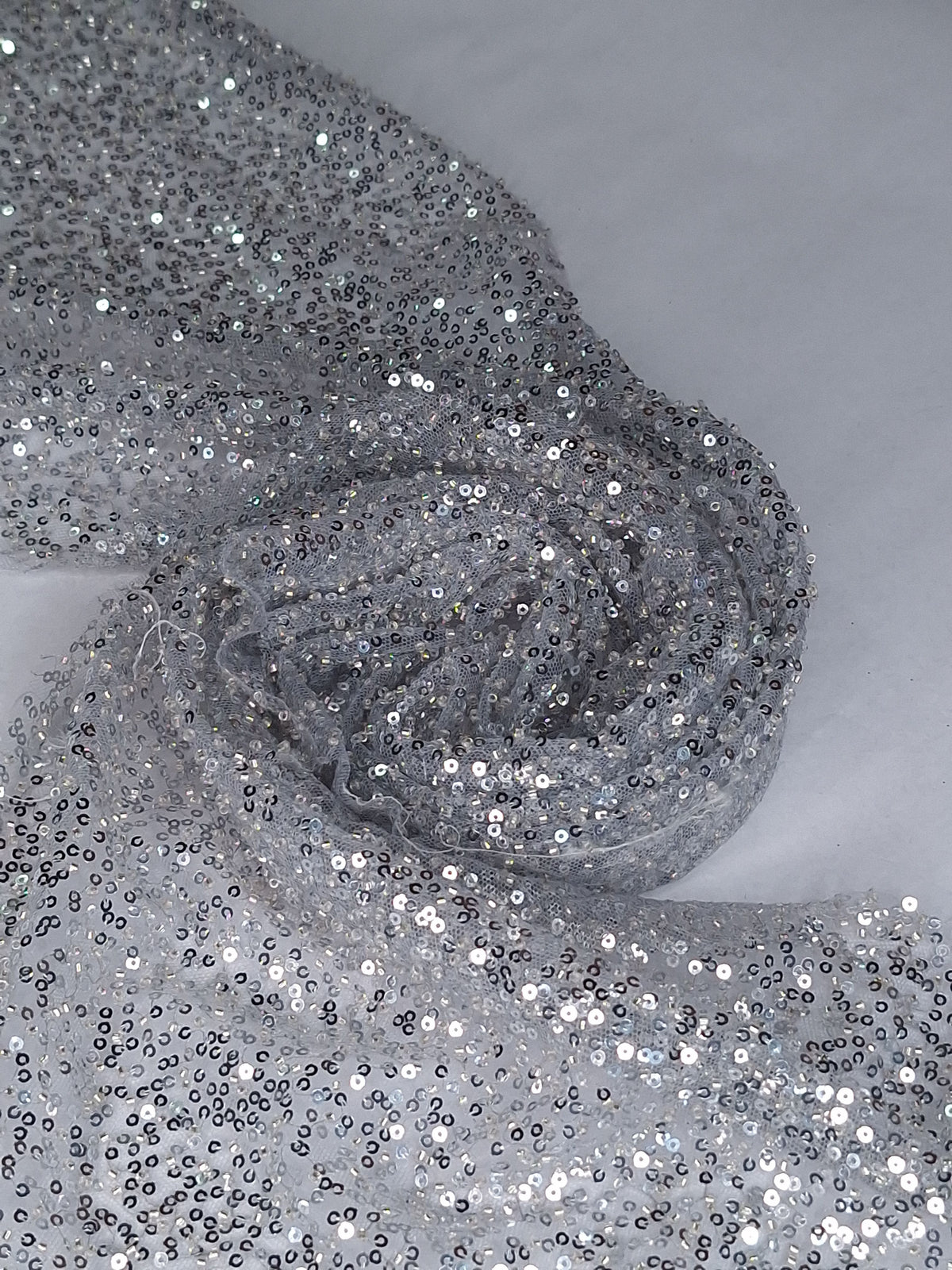 Tul bordado color plata FR979, ideal para vestidos de noche de boda y de XV A979 – tela por metro Ceremonia Textil