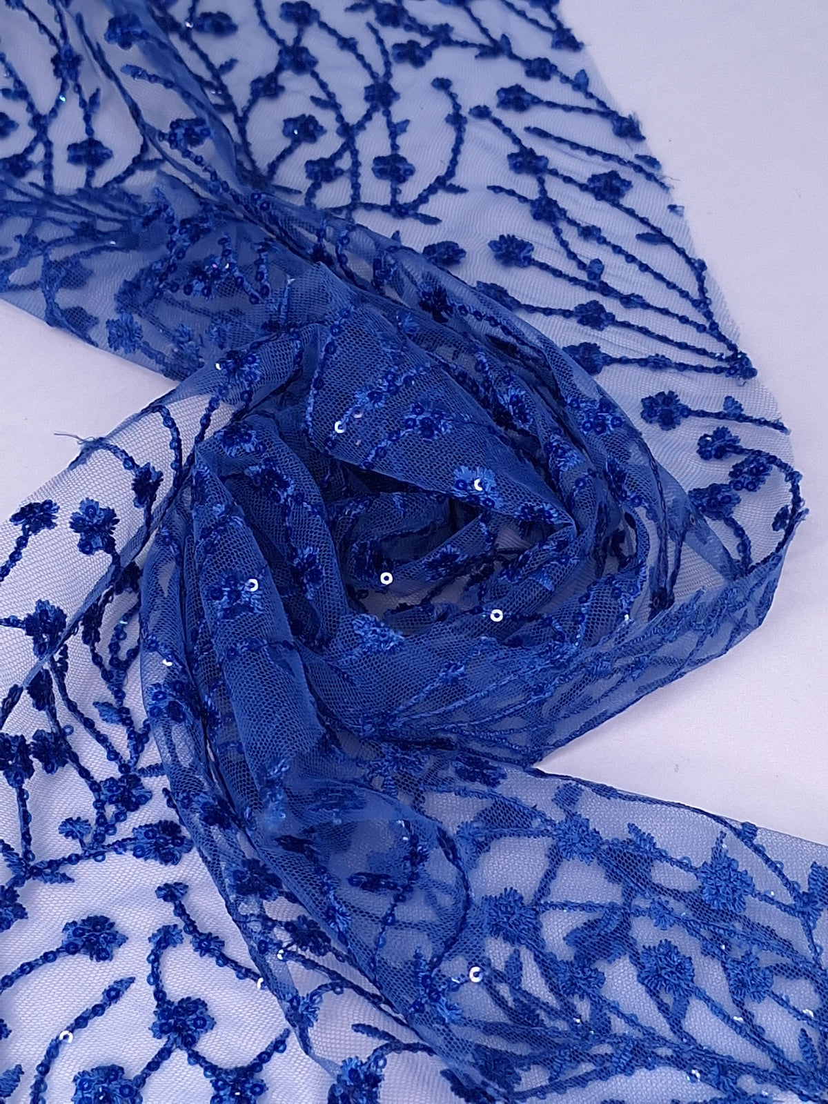 Tul bordado H080, ideal para vestidos de noche de boda y de XV años – tela por metro Ceremonia Textil