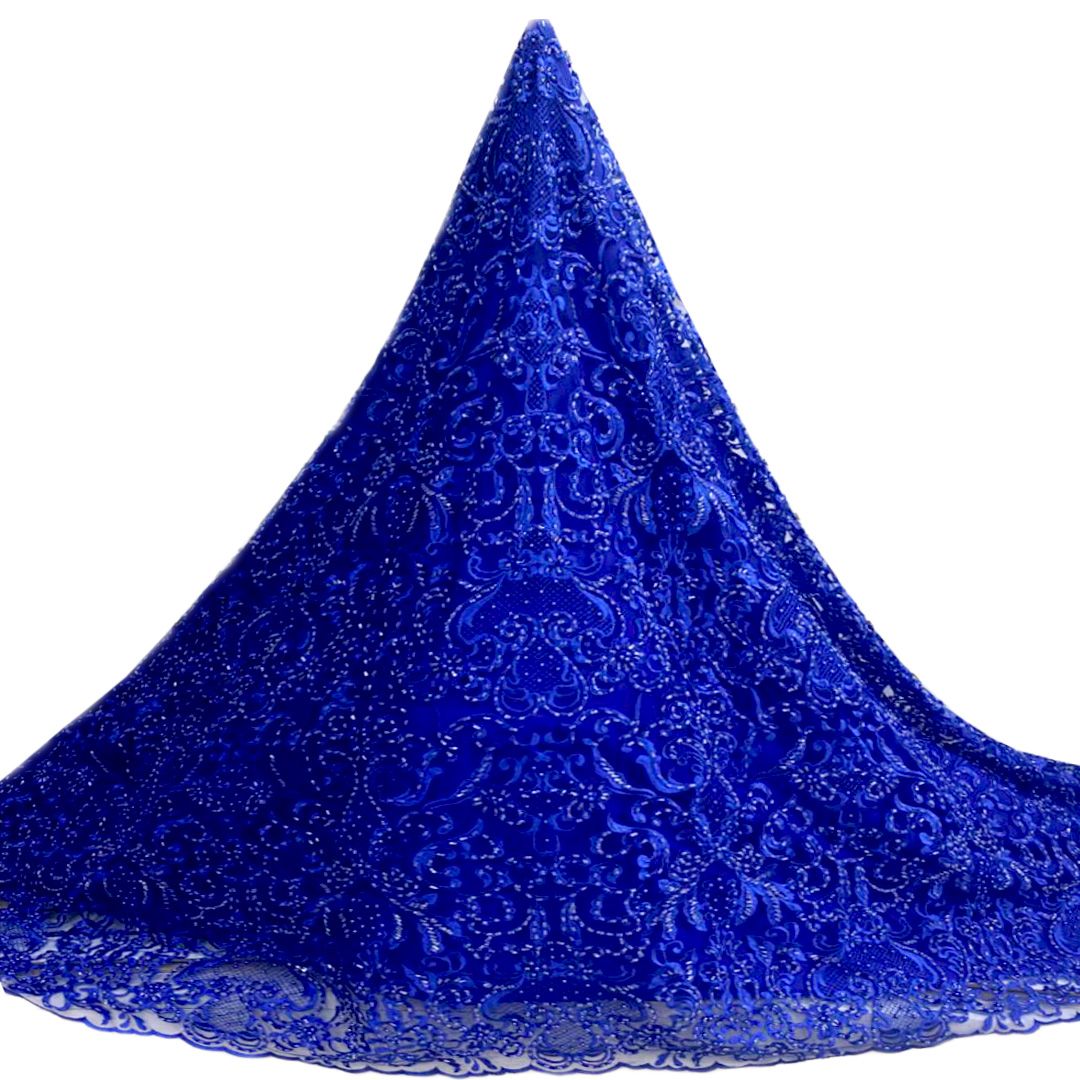 Tul bordado A778, ideal para vestidos de noche de boda y de XV años – tela por metro Ceremonia Textil