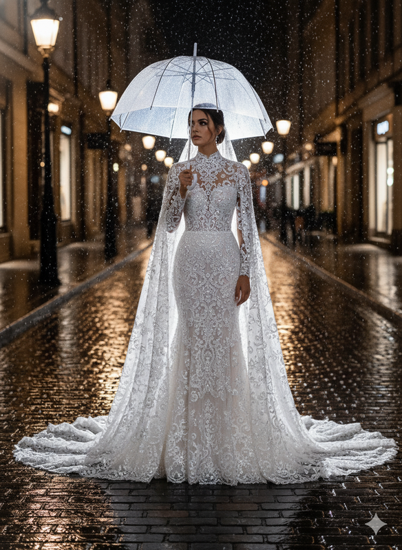 Tul bordado color blanco H156, ideal para vestidos de noche de boda y de XV años – tela por metro Ceremonia Textil