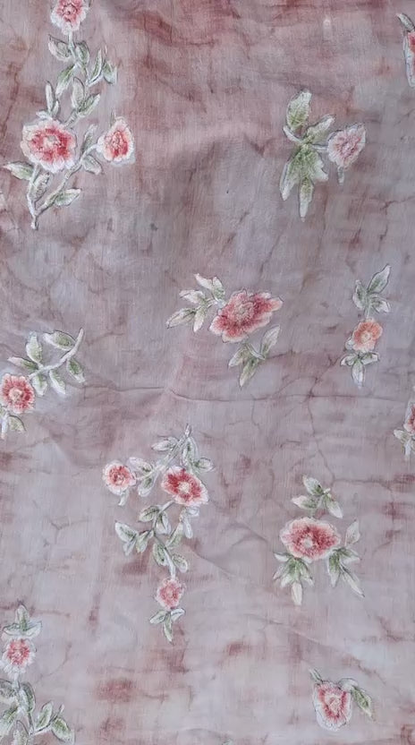 Tul bordado H184, ideal para vestidos de noche de boda y de XV años