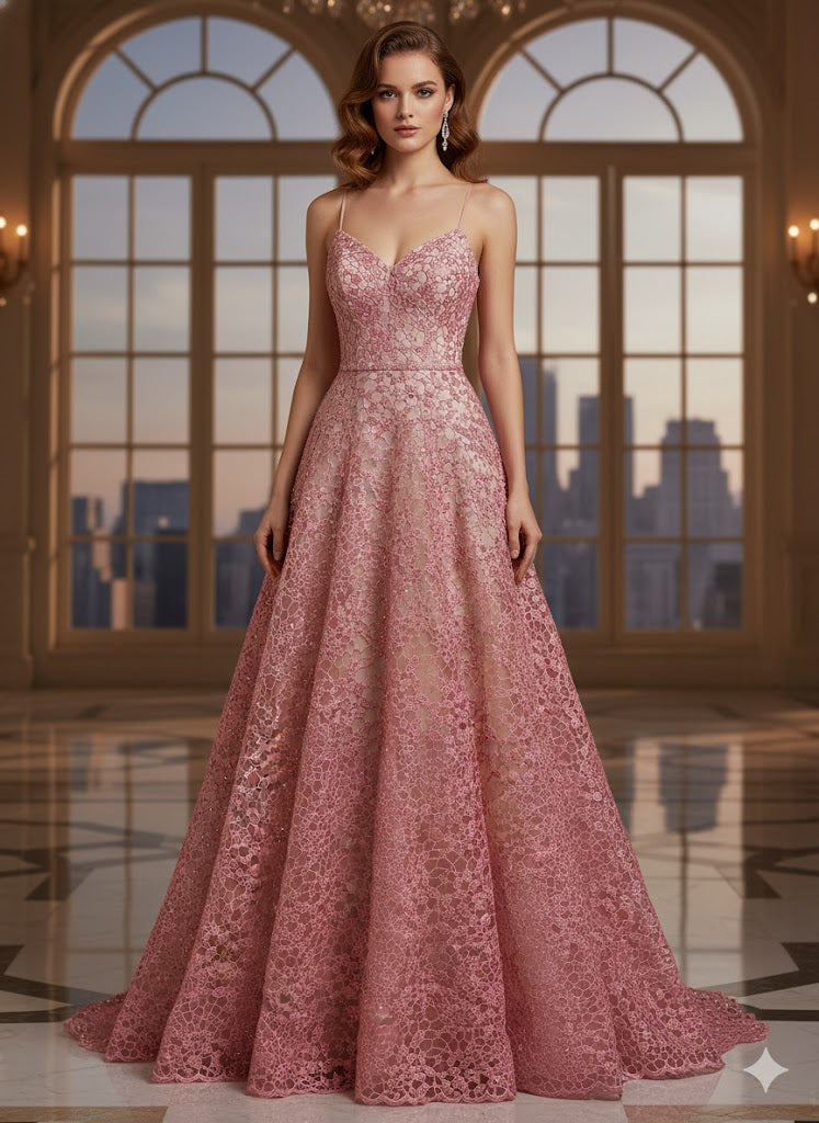Tul bordado A241, ideal para vestidos de noche de boda y de xv años – tela por metro Ceremonia Textil